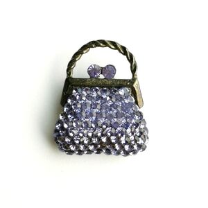 NEW Lavender Purple bag purse pin brooch